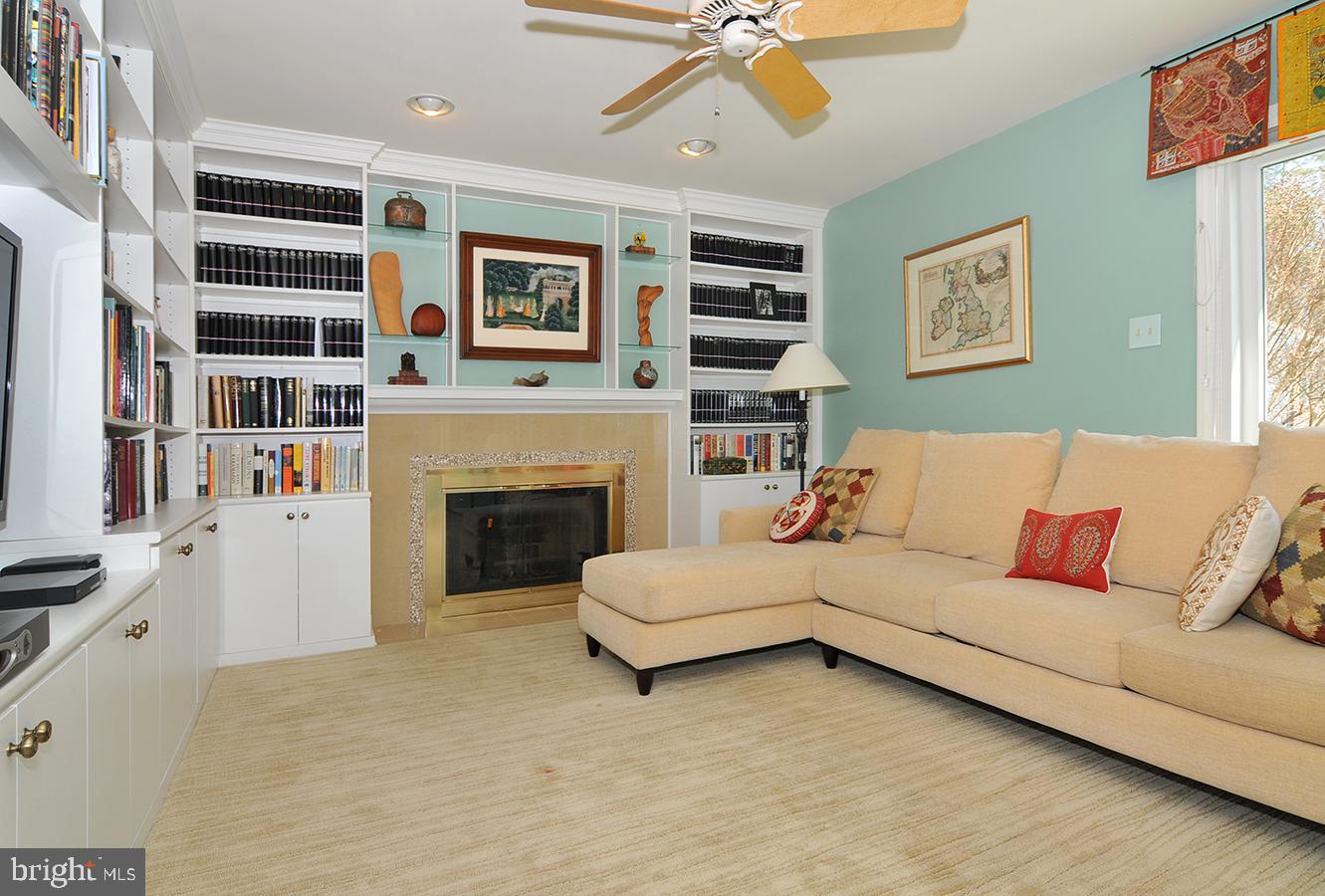 8513 Aqueduct Road Potomac, MD 20854 - Photo 11 of 23 Family Room with custom made built-ins