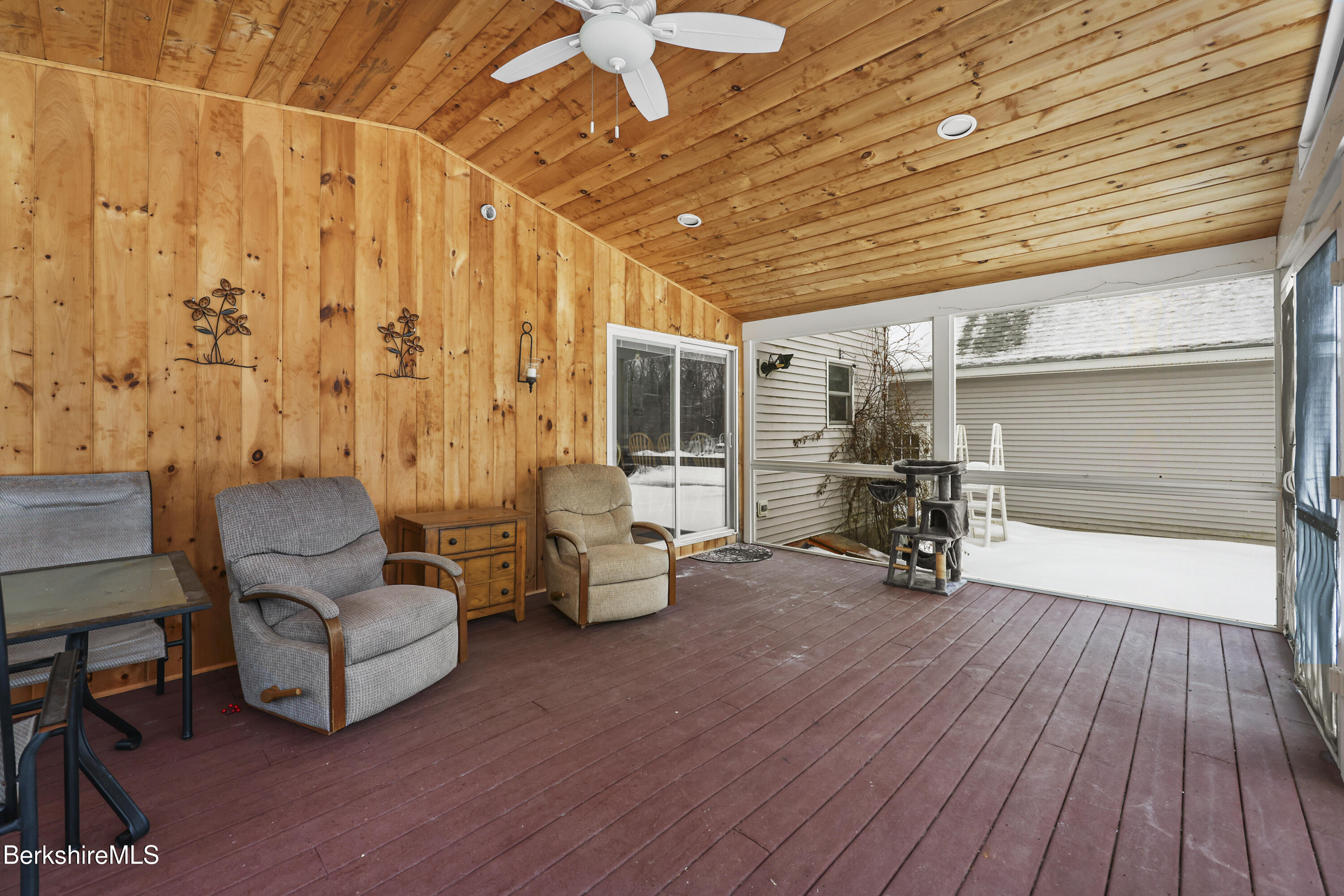 121 W Road Lee, MA 01238 - Photo 21 of 48 a view of livingroom with furniture and a flat screen tv