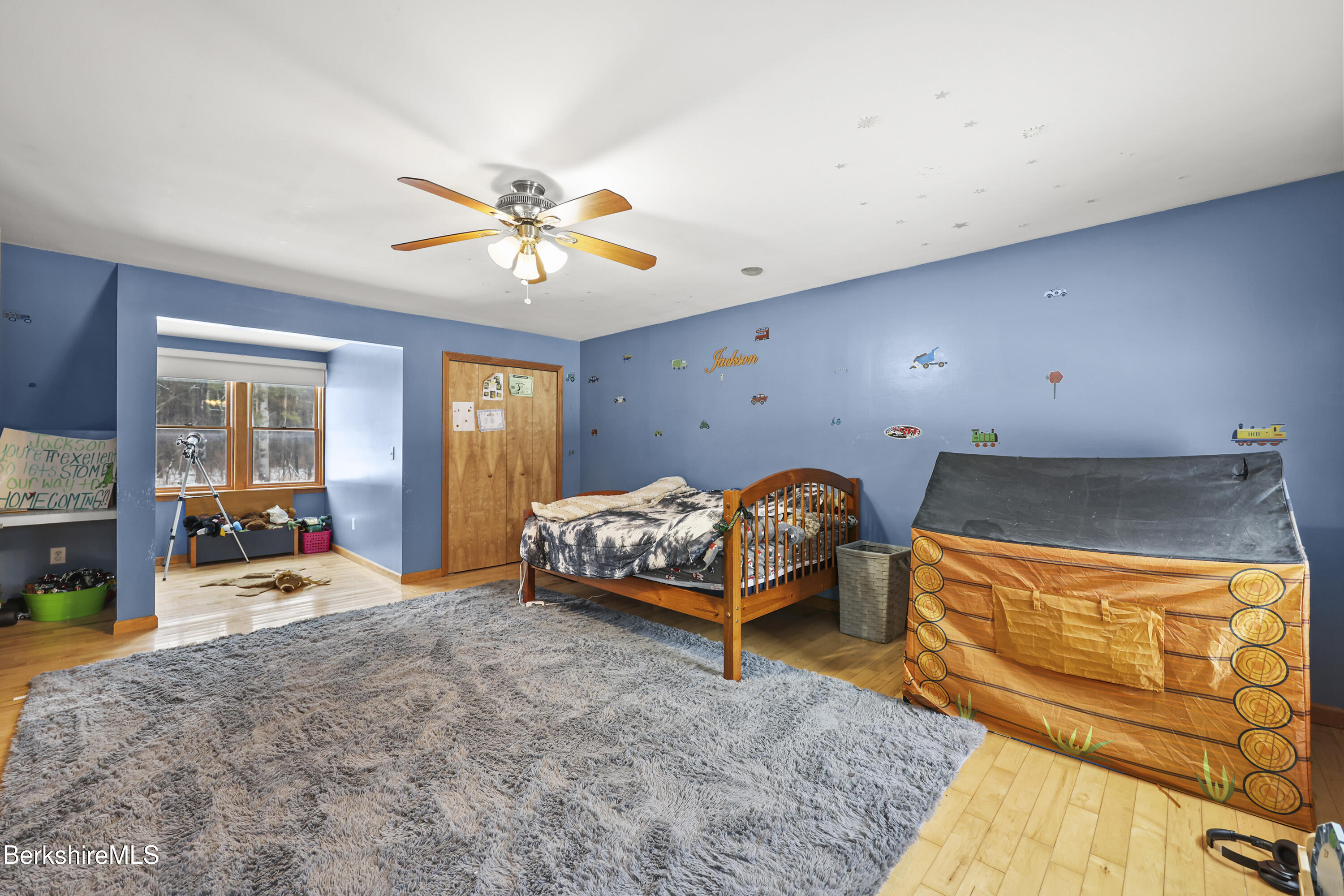 121 W Road Lee, MA 01238 - Photo 29 of 48 a bedroom with bed and balcony