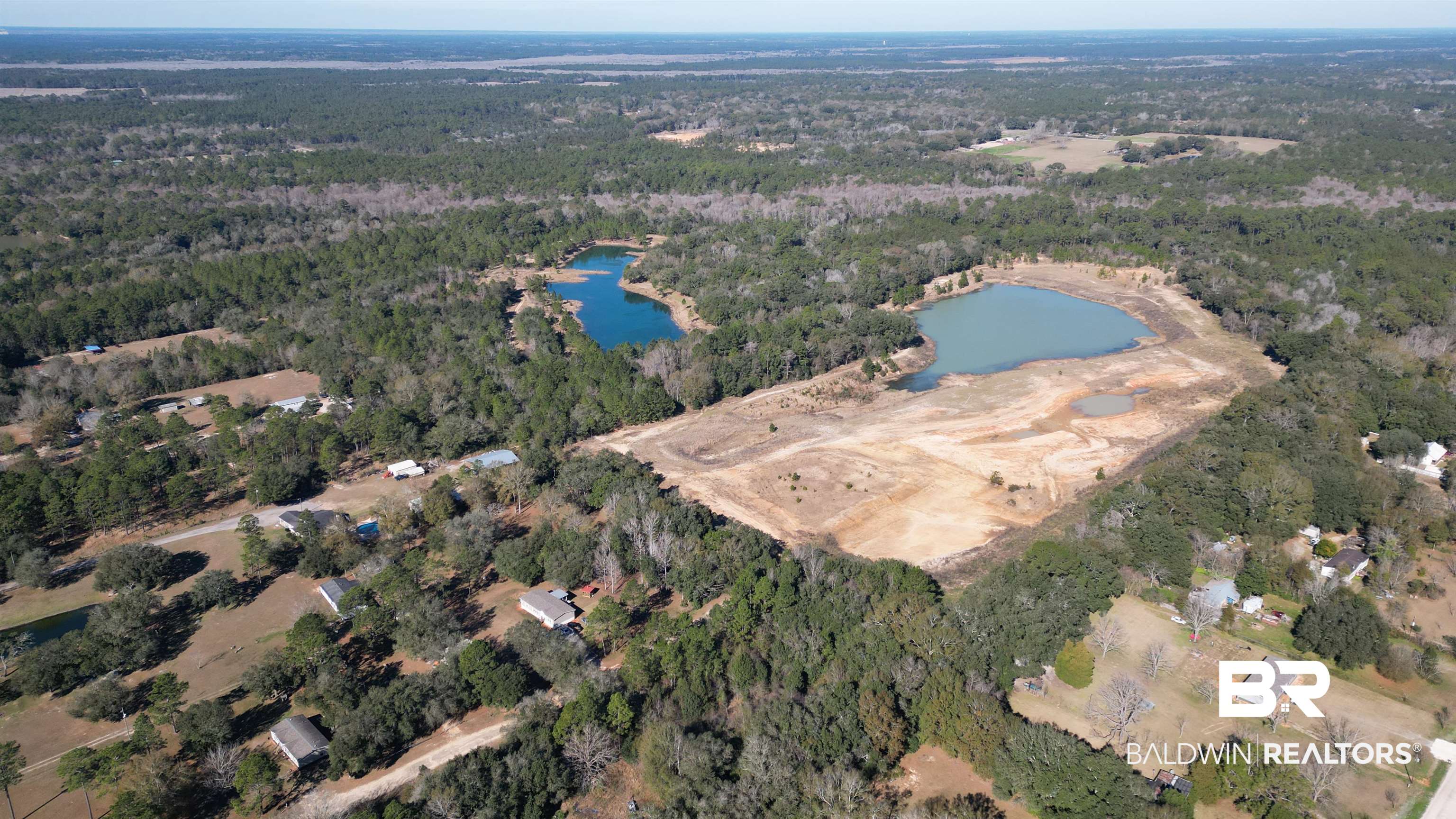 14830 Old Pascagoula Road Grand Bay, AL 36541 - Photo 29 of 32 Aerial view featuring a water view