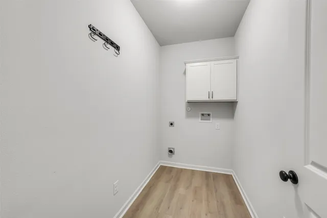 a view of small space with closet