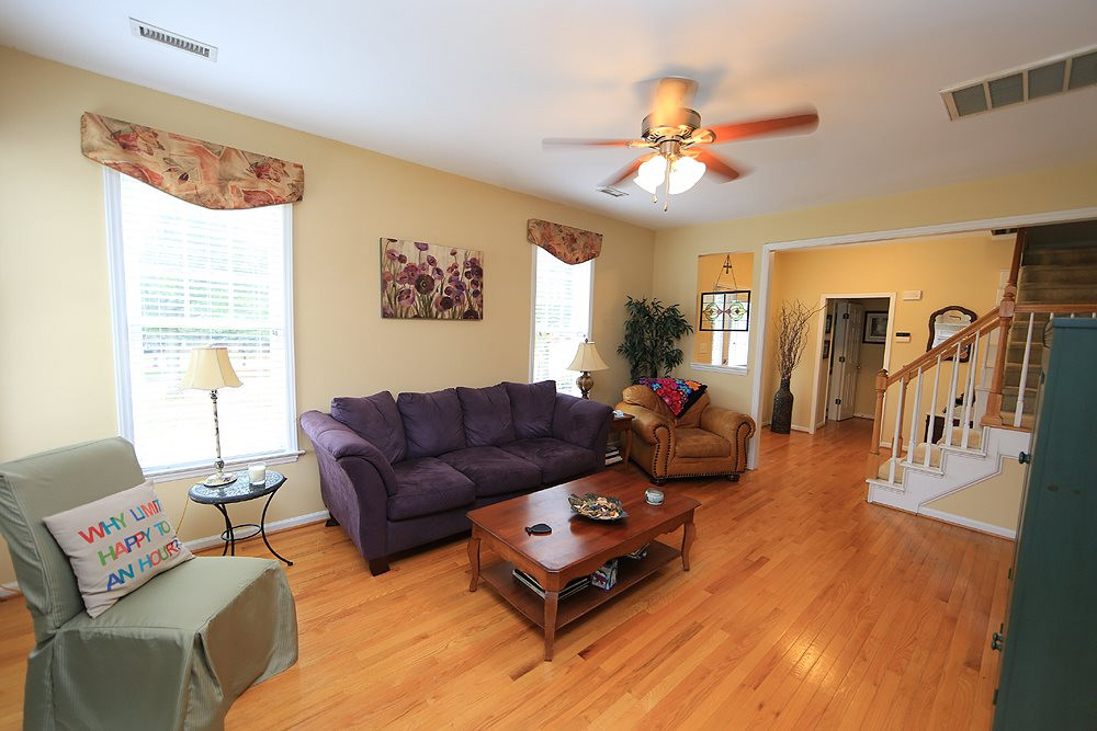 10400 Shadowlawn Drive Raleigh, NC 27614 - Photo 5 of 29 Beautiful hardwood floors on the main level. Living Room