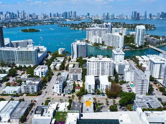 an aerial view of city