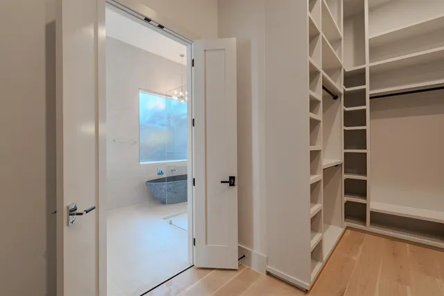 a view of walk in closet
