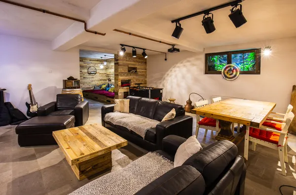 a view of a entryway door of the room