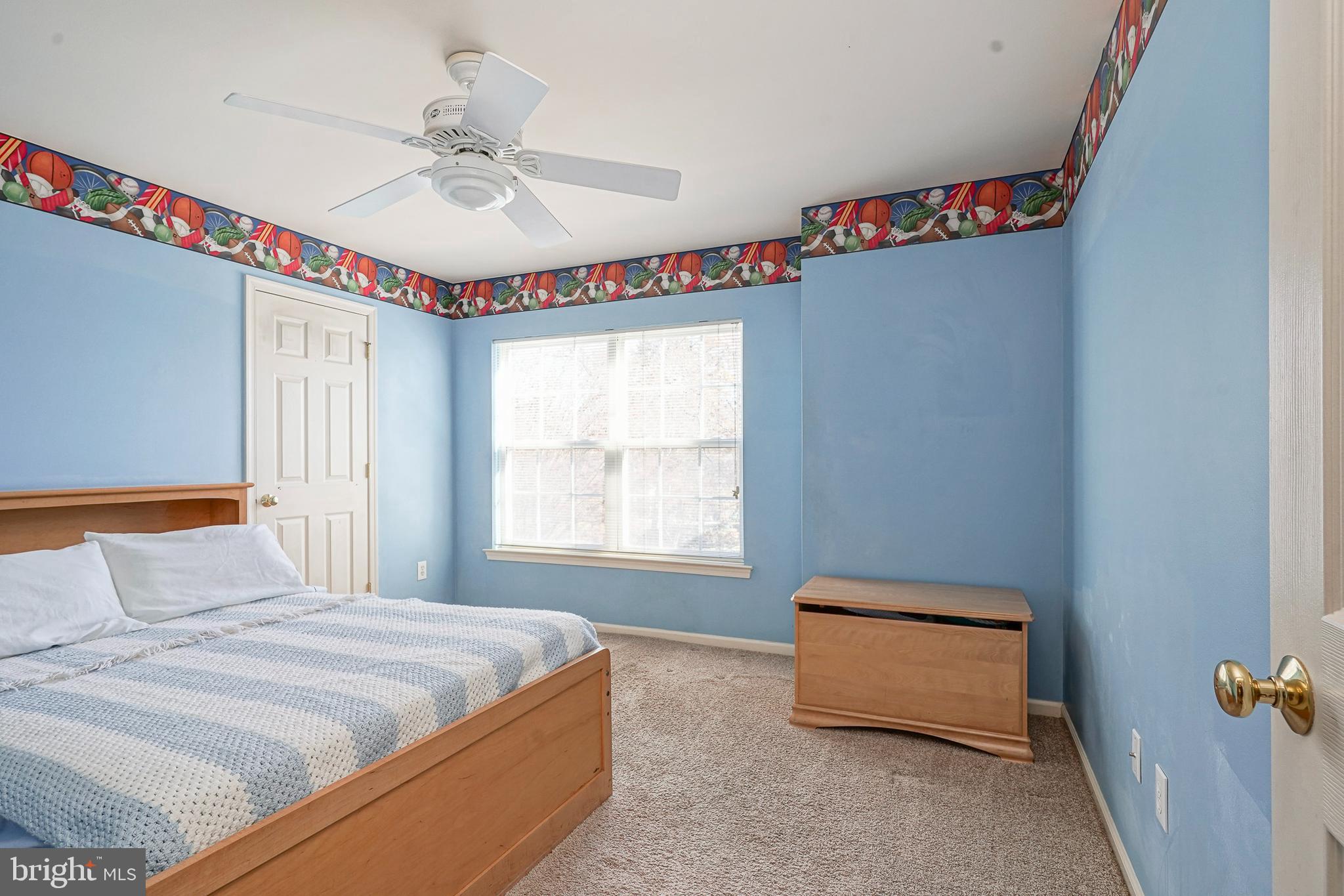 6 Sylvan Court Delran, NJ 08075 - Photo 22 of 49 a bedroom with a bed and a chandelier