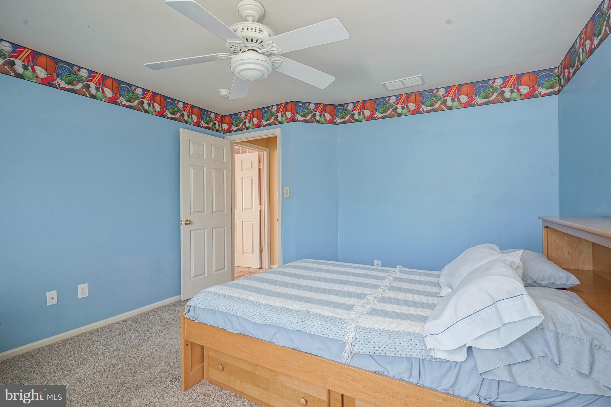 6 Sylvan Court Delran, NJ 08075 - Photo 24 of 49 a bedroom with bed and a chandelier
