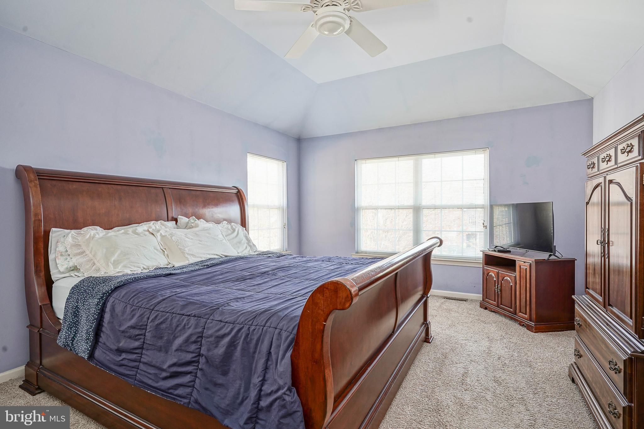 6 Sylvan Court Delran, NJ 08075 - Photo 32 of 49 a bedroom with a bed and a flat screen tv