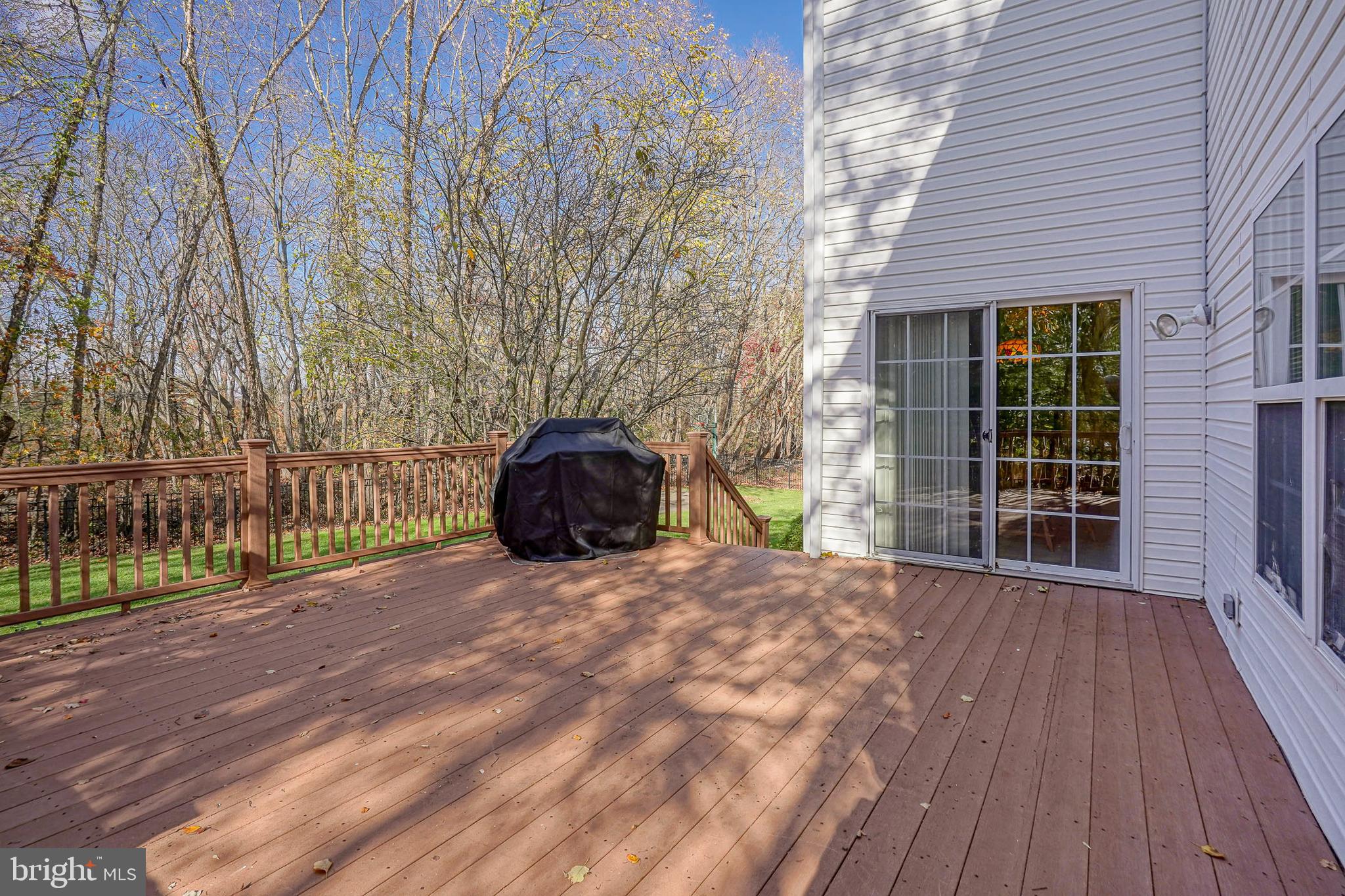 6 Sylvan Court Delran, NJ 08075 - Photo 45 of 49 a view of backyard with wooden floor and fence