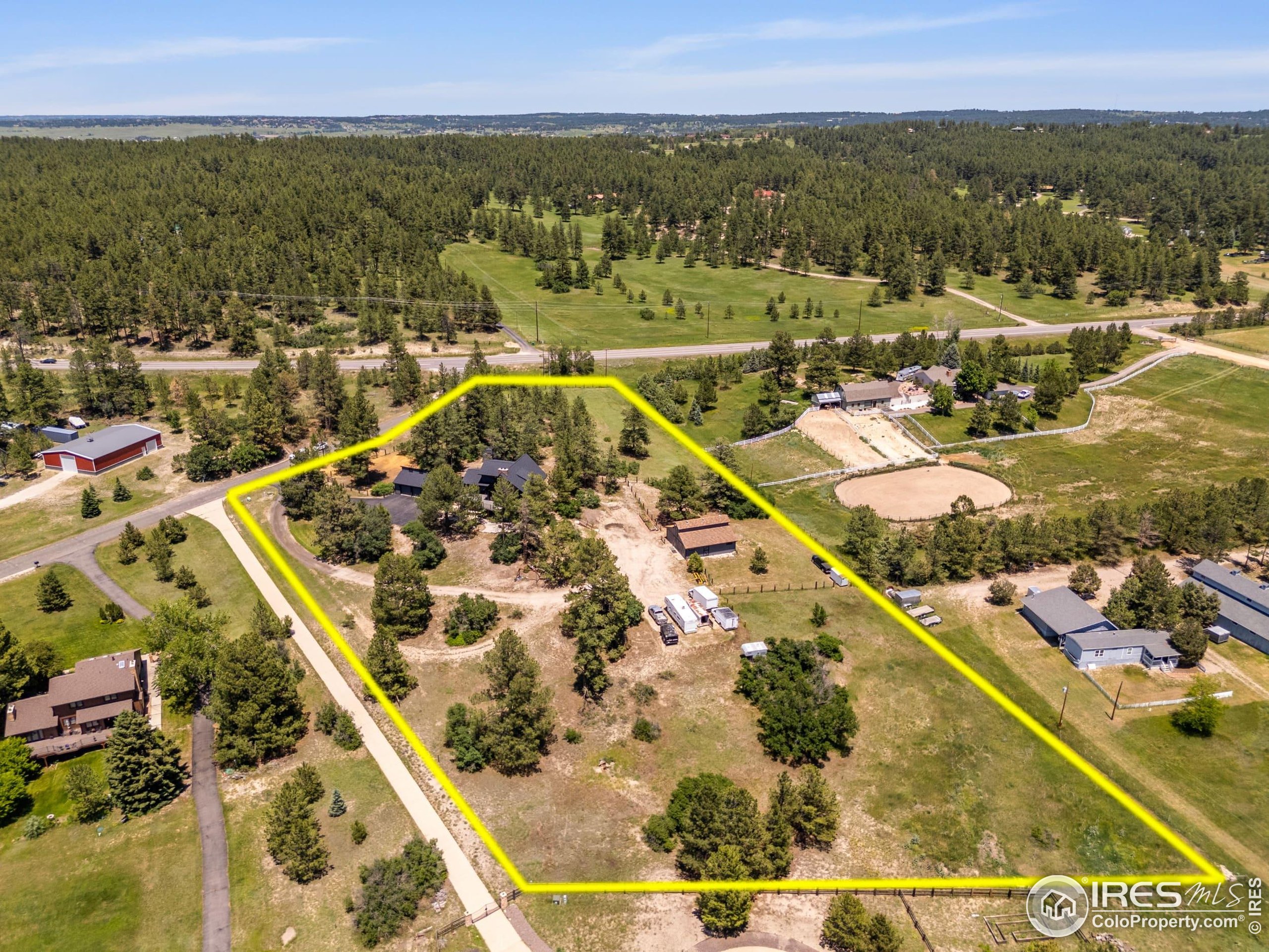 8987 Village Pines Circle Franktown, CO 80116 - Photo 29 of 31 a view of a city