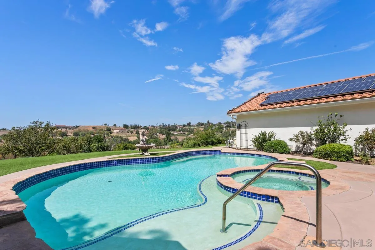4103 Fallsbrae Road Fallbrook, CA 92028 - Photo 40 of 48 a view of swimming pool with a lounge chair
