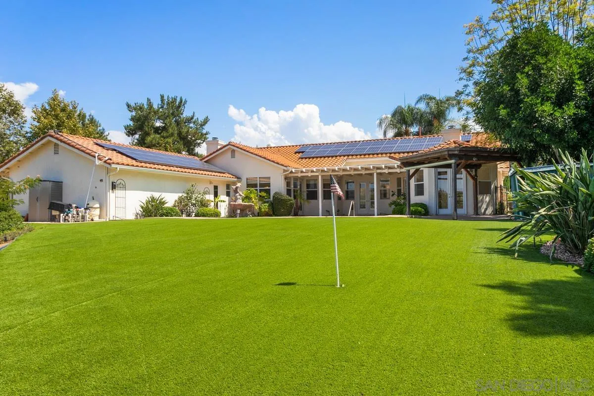 4103 Fallsbrae Road Fallbrook, CA 92028 - Photo 42 of 48 a view of house with a backyard