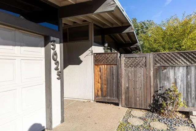 a view of a small house