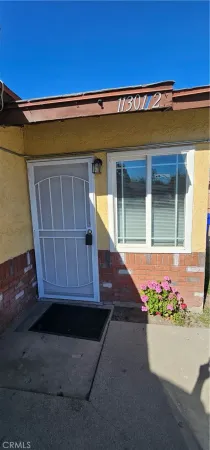 a view of front door of house