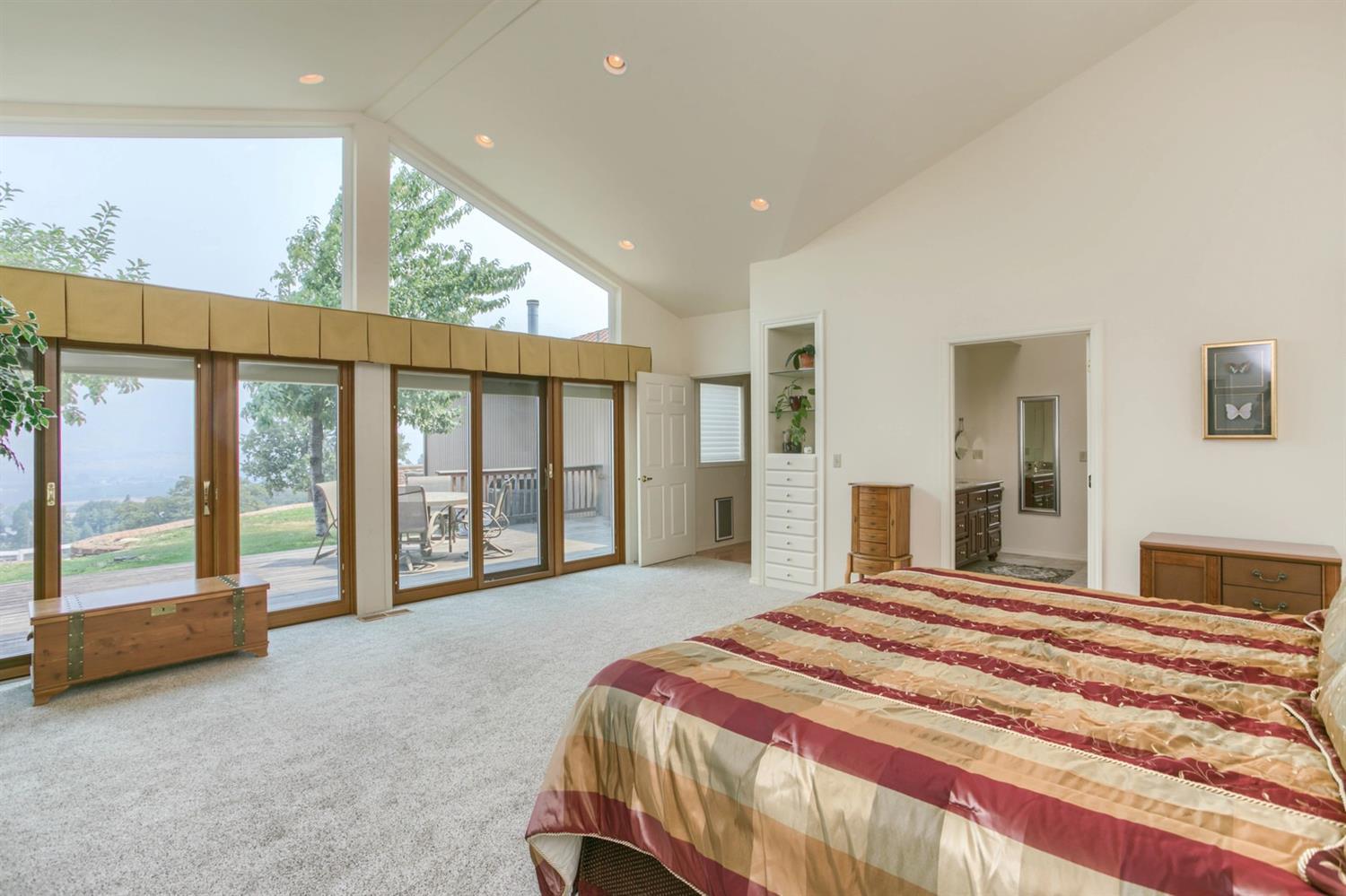 6916 Adams Road Talent, OR 97540 - Photo 21 of 33 Master Bedroom with Vaulted Ceilings
