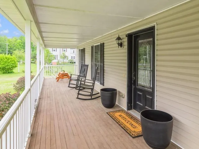 a view of outdoor space with lounge chair