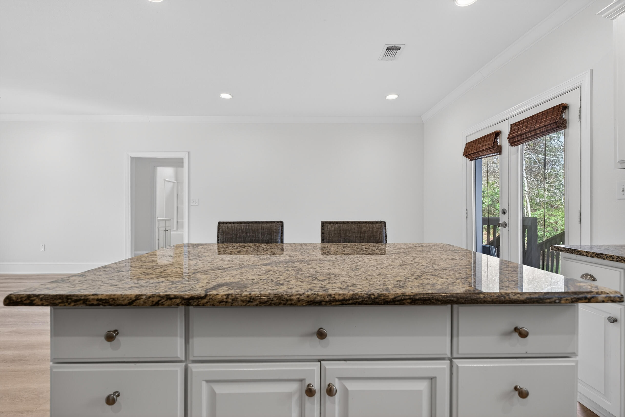 159 7th Street Santa Rosa Beach, FL 32459 - Photo 15 of 53 a bathroom with a granite countertop sink and large mirror