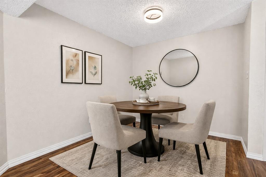 11460 Audelia Road, Unit 287 Dallas, TX 75243 - Photo 7 of 39 Virtually staged Dining Area