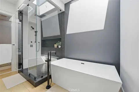 a room with a table and chairs