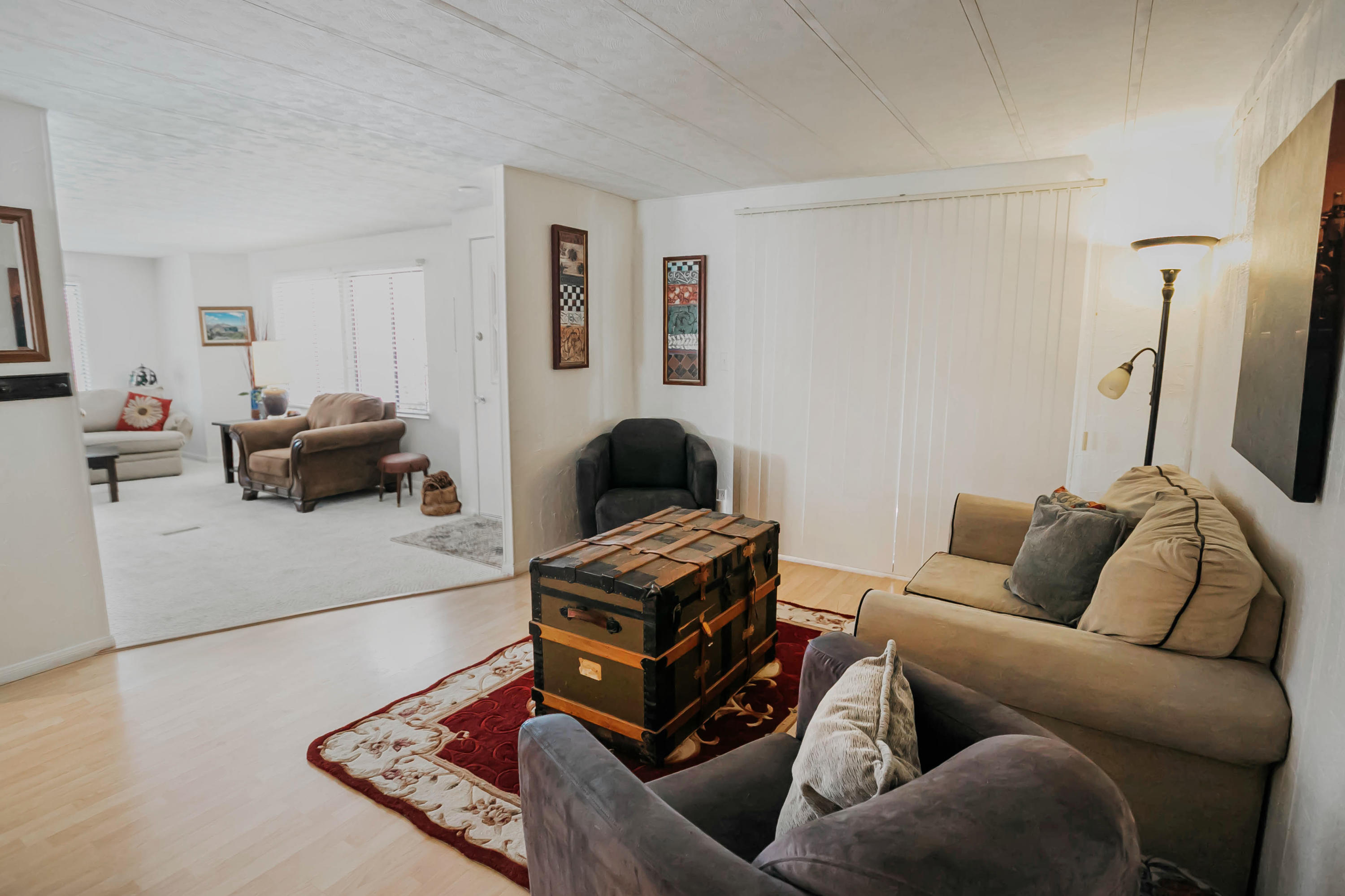 51555 Monroe Street, Unit 26 Indio, CA 92201 - Photo 26 of 54 a living room with furniture and a couch