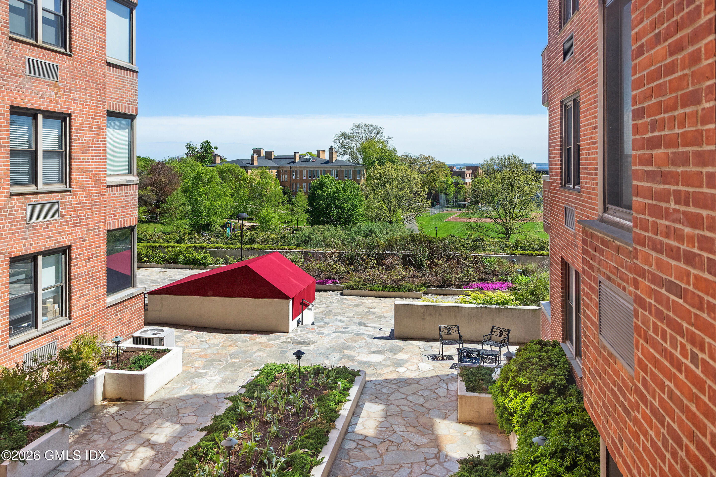 40 West Elm Street, Unit 2M Greenwich, CT 06830 - Photo 10 of 25 Courtyard View