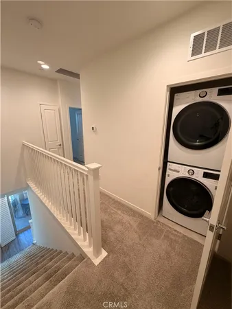 a close view of closet