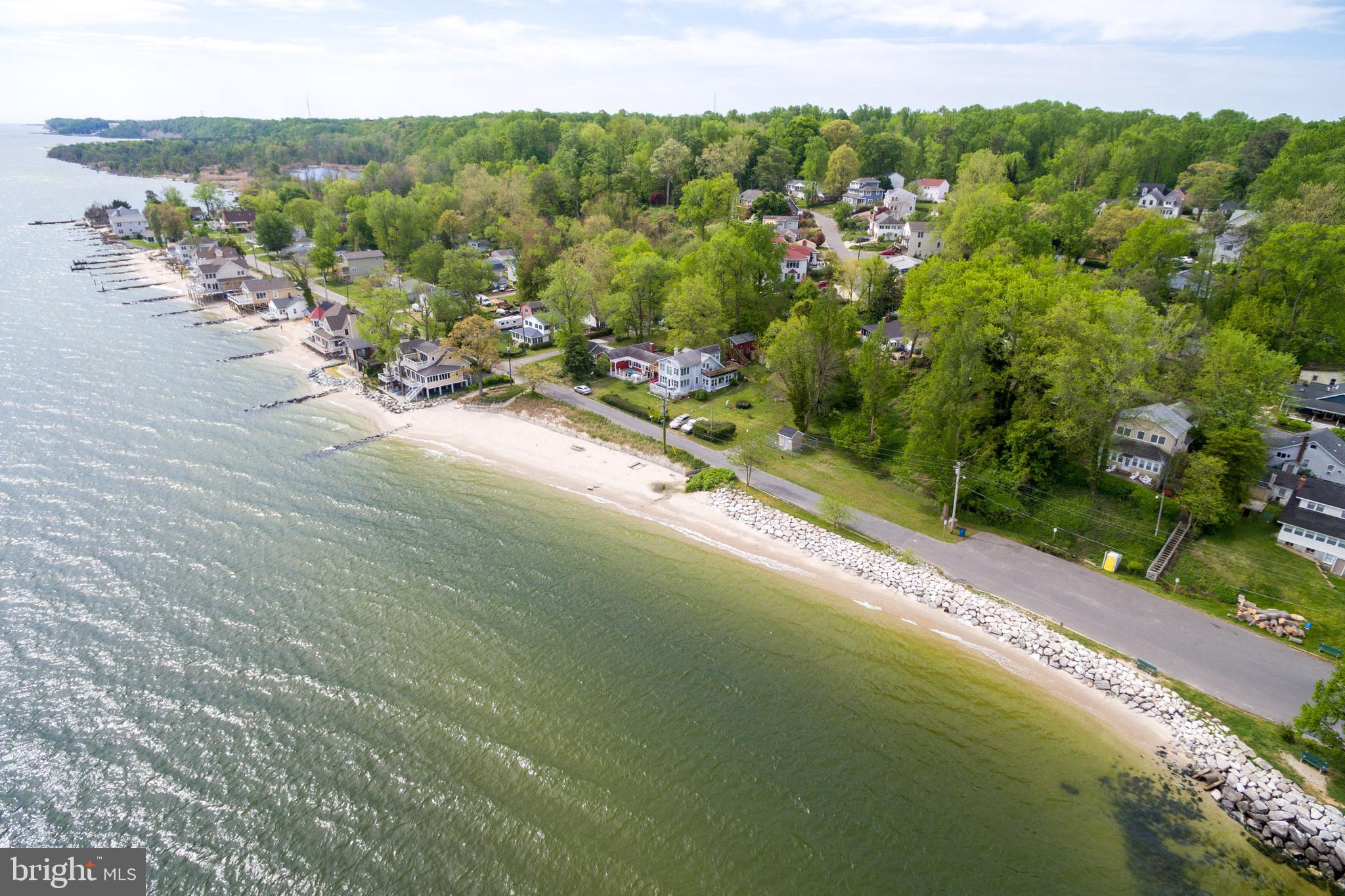 1501 Dogwood Road St. Leonard, MD 20685 - Photo 9 of 27 Aerial view of Long Beach "south beach"