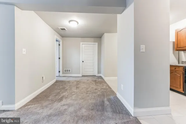 a view of an empty room