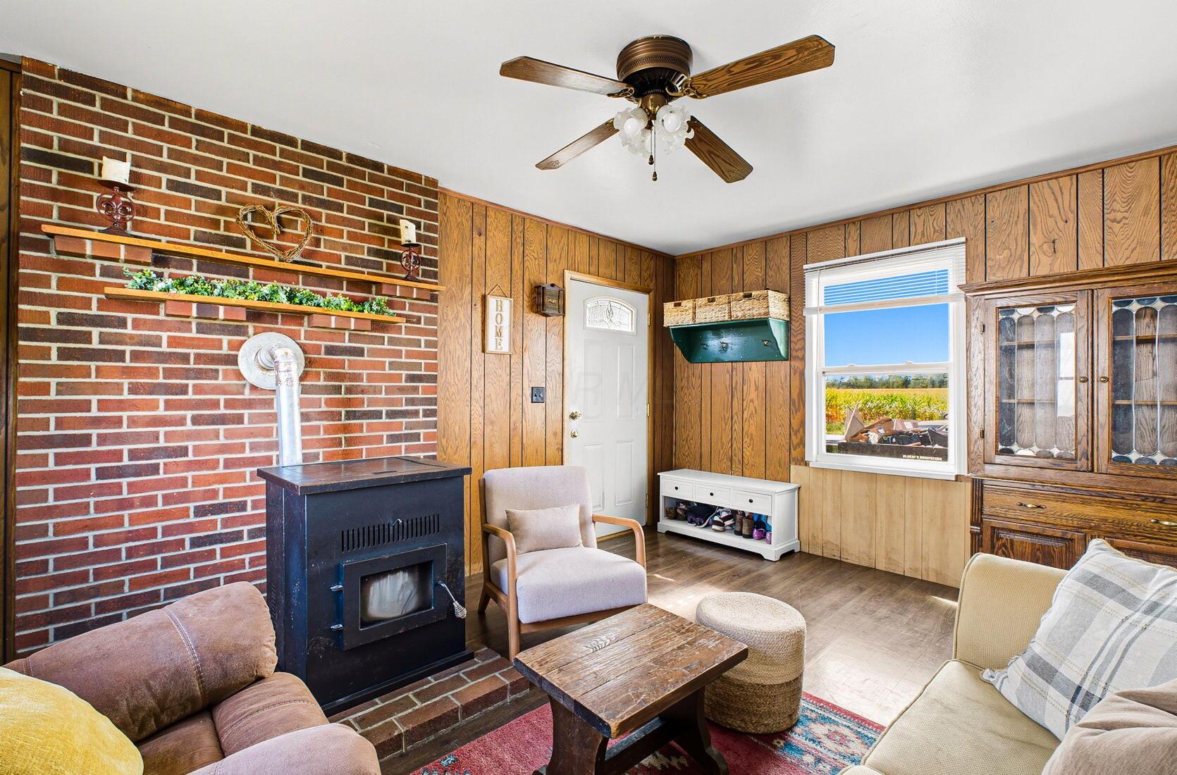 4868 Lewis Road Bloomingburg, OH 43106 - Photo 22 of 50 DEN WITH PELLET STOVE
