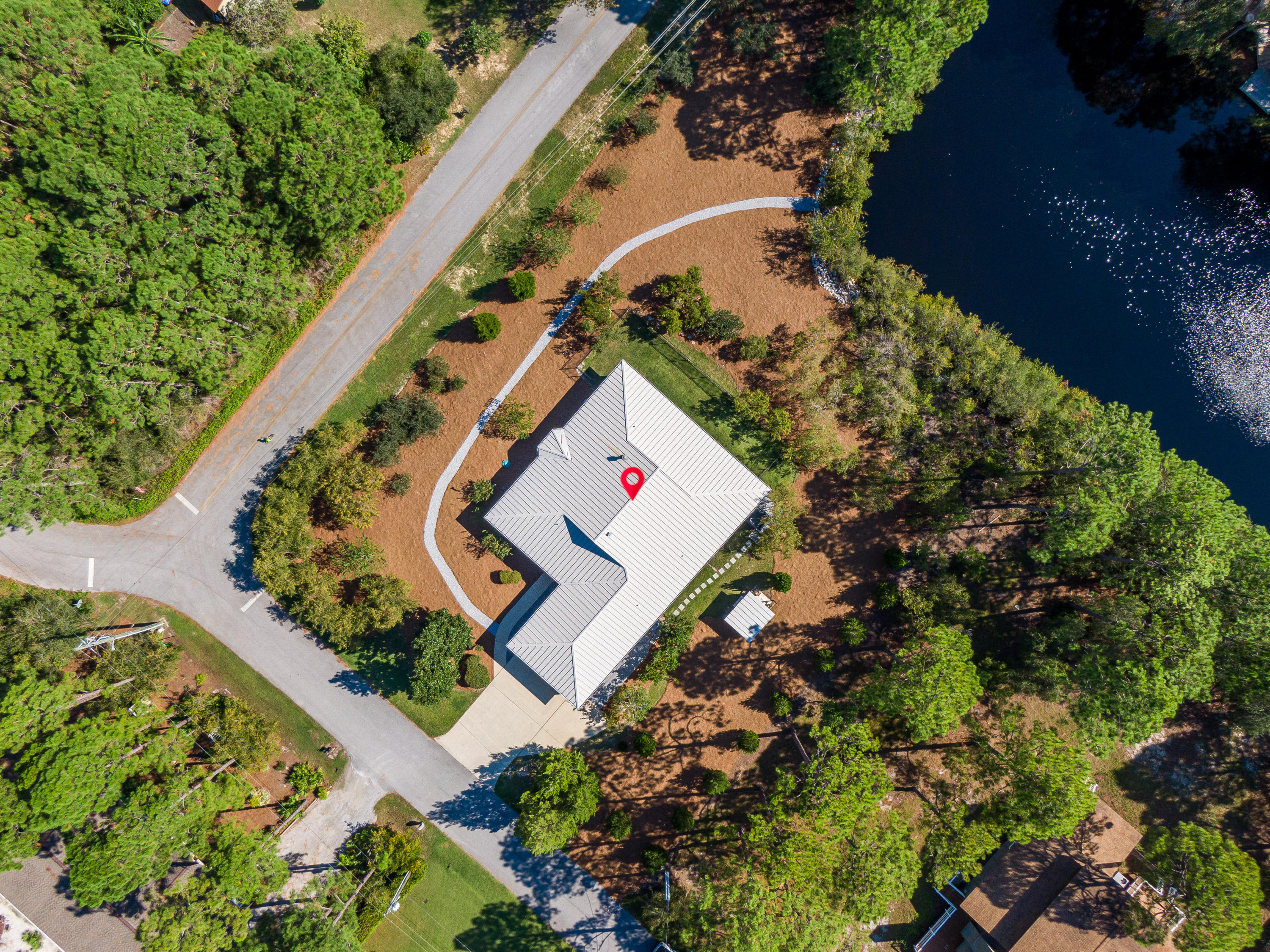 377 Ridge Road Santa Rosa Beach, FL 32459 - Photo 15 of 46 an aerial view of a house