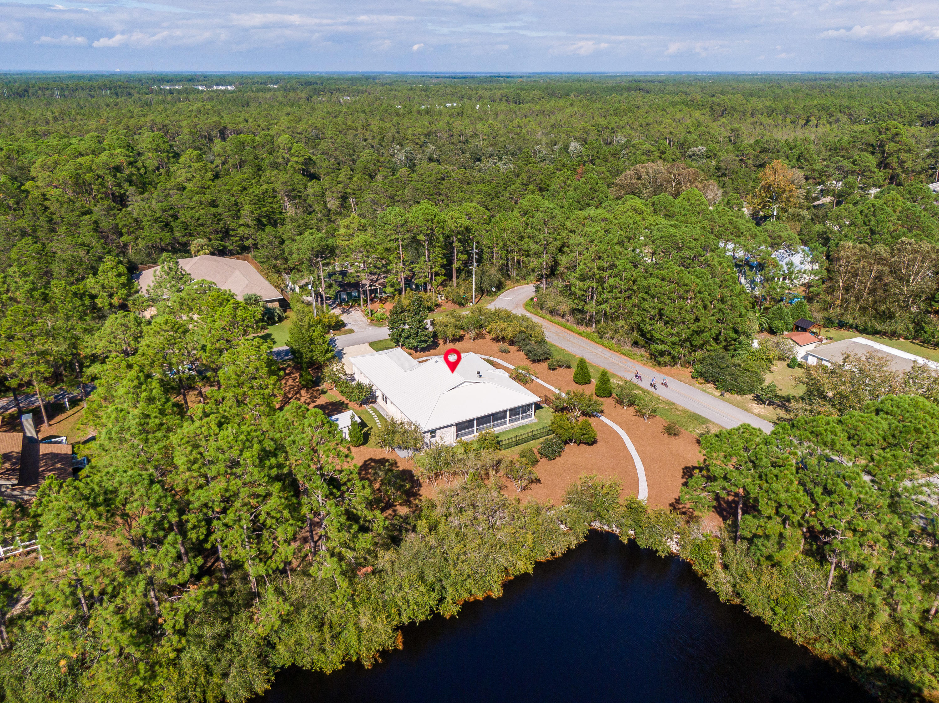 377 Ridge Road Santa Rosa Beach, FL 32459 - Photo 17 of 46 a view of a city and mountains