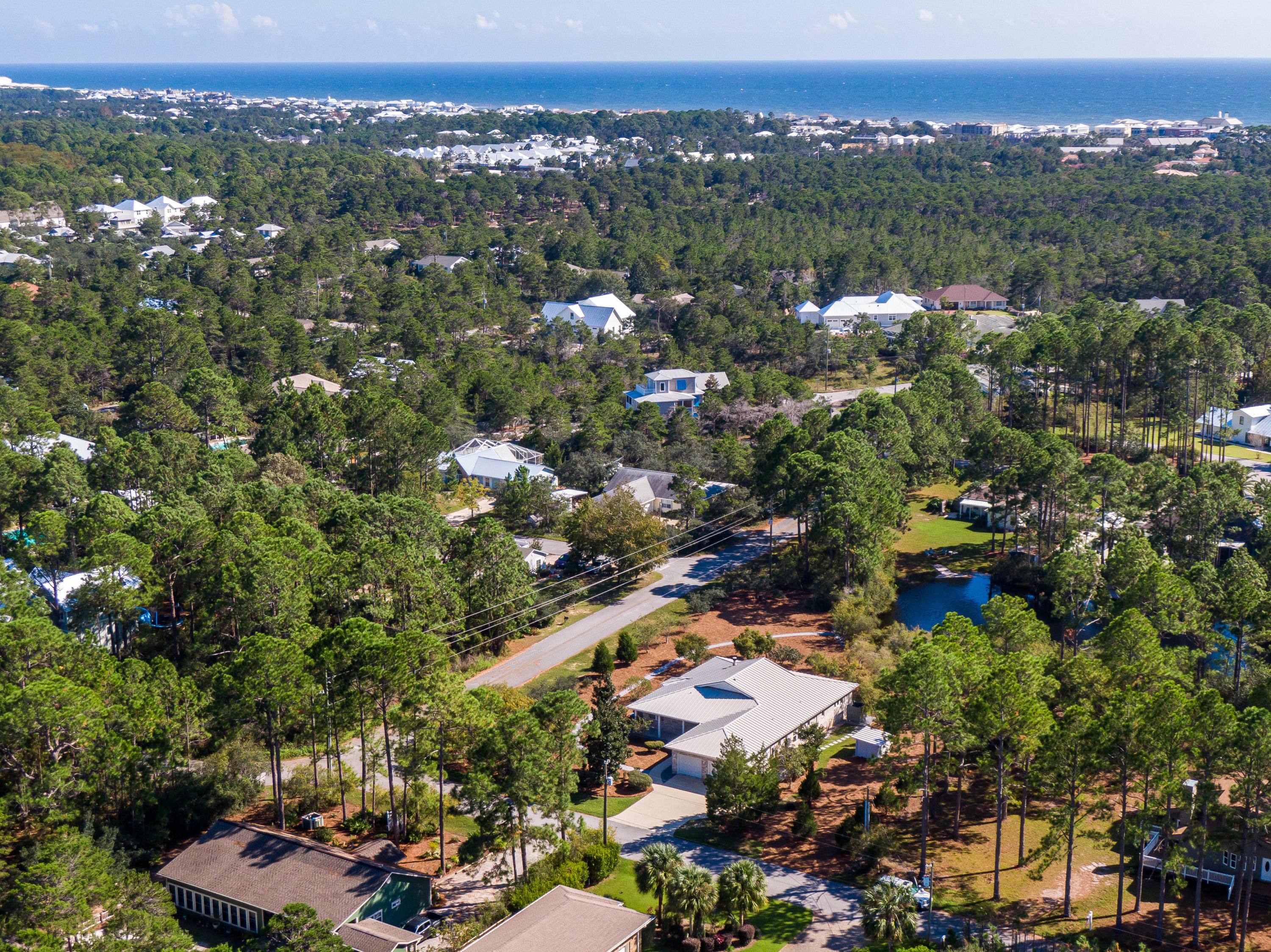 377 Ridge Road Santa Rosa Beach, FL 32459 - Photo 33 of 46 an aerial view of multiple house