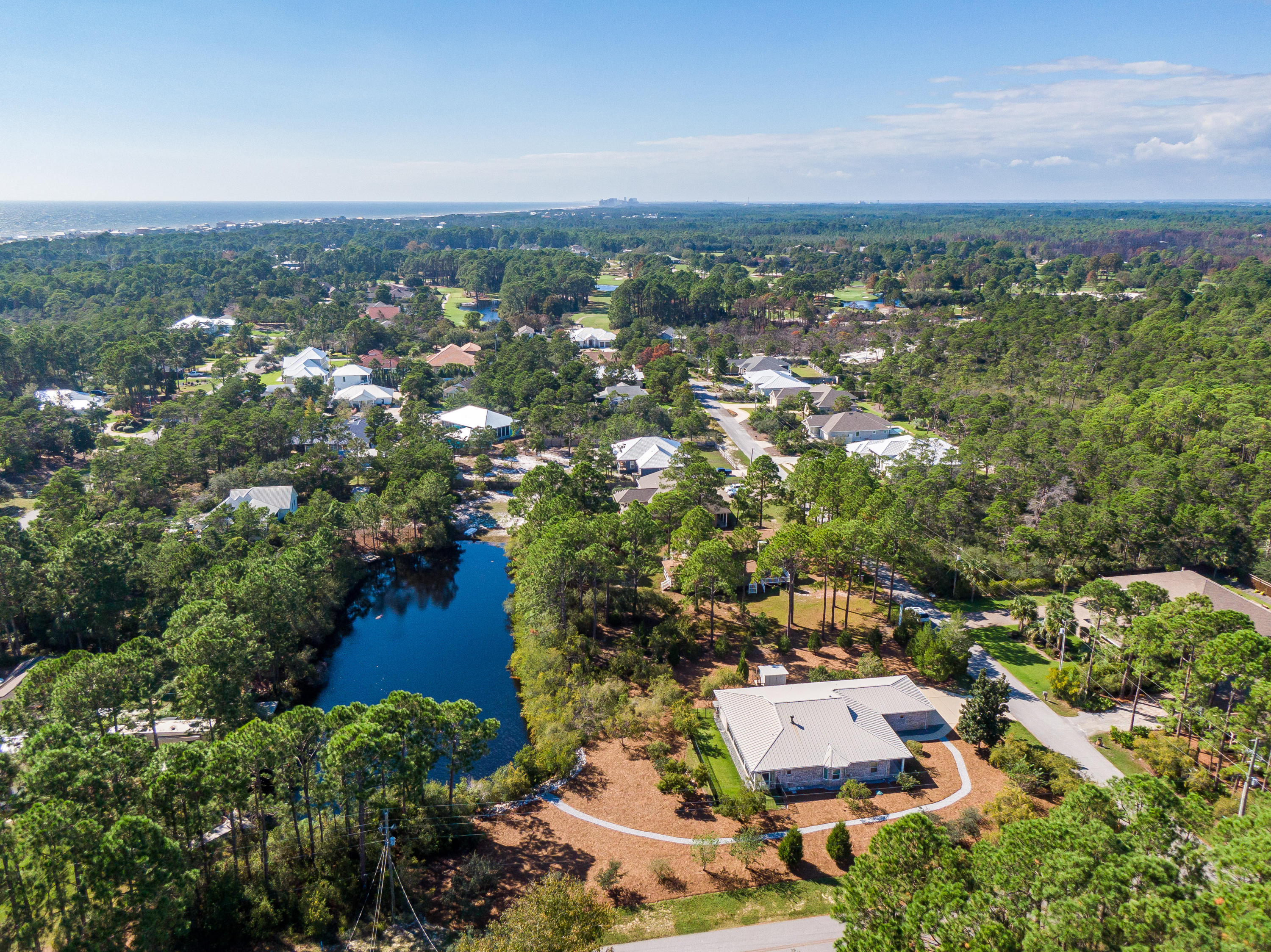 377 Ridge Road Santa Rosa Beach, FL 32459 - Photo 38 of 46 an aerial view of multiple house