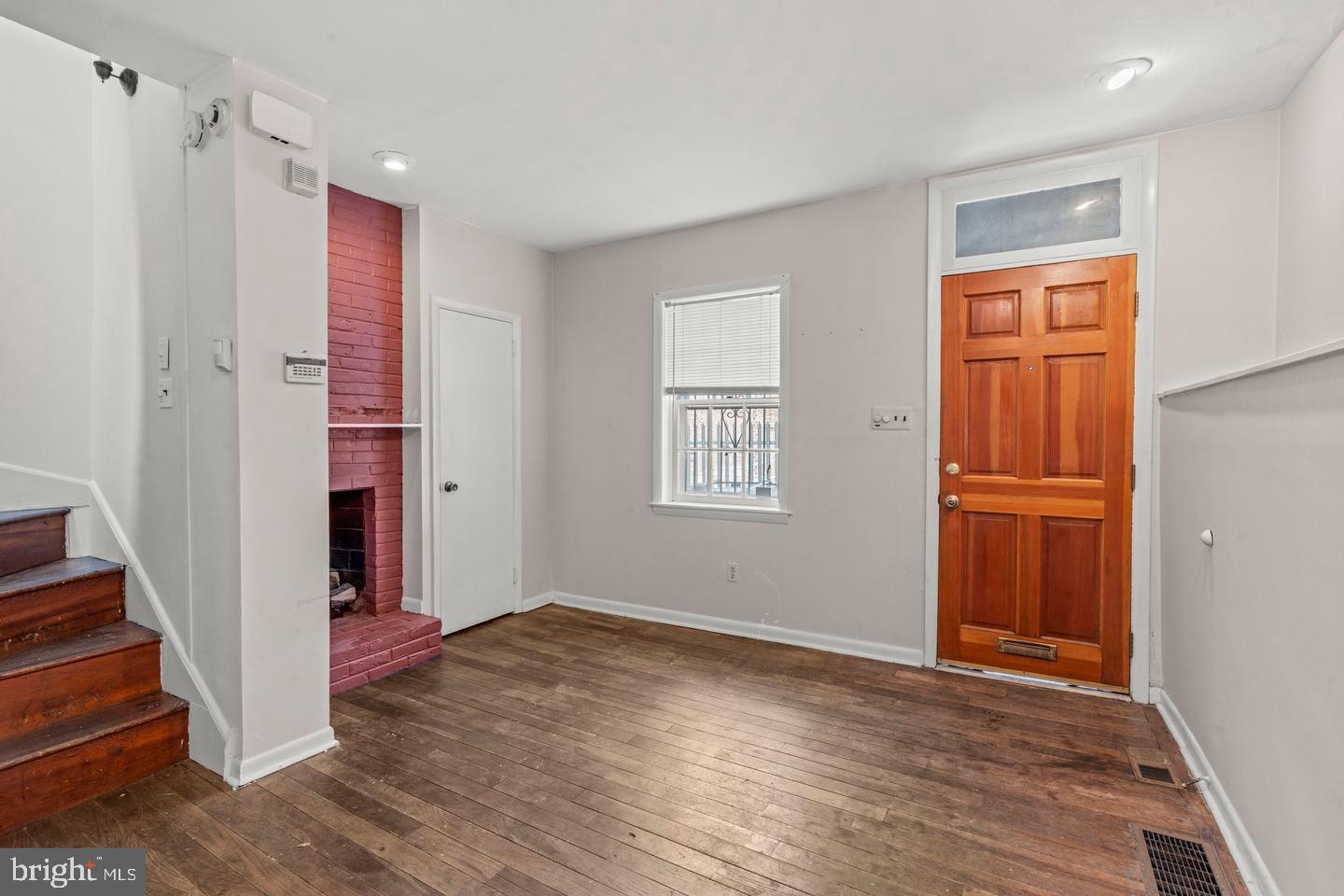 1314 Addison Street Philadelphia, PA 19147 - Photo 3 of 21 a view of an empty room with wooden floor and closet