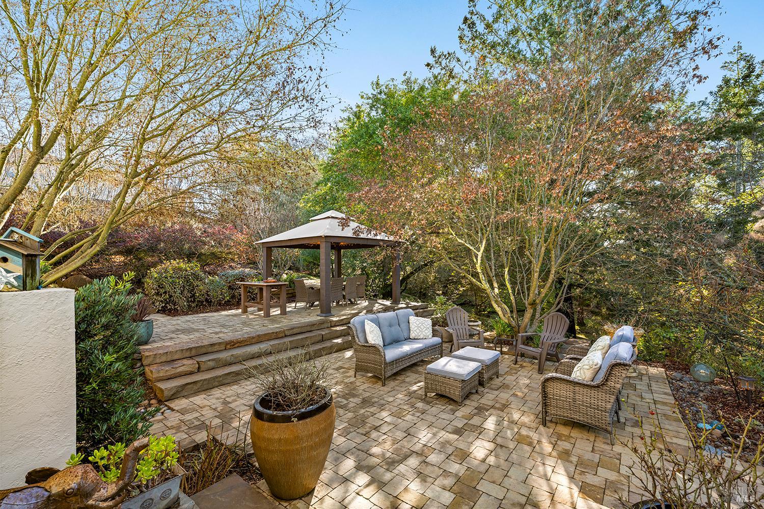 3696 Newbury Court Santa Rosa, CA 95404 - Photo 48 of 59 a garden view with a seating space
