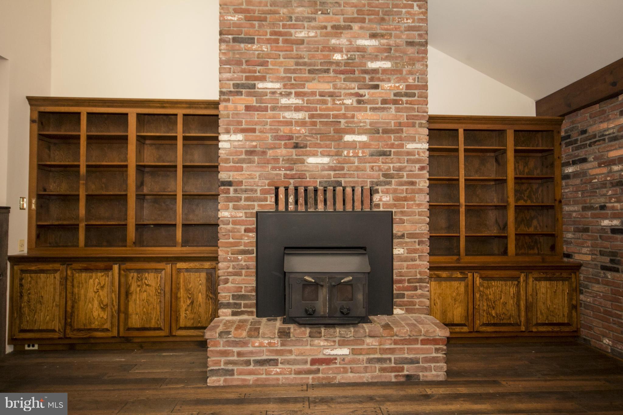 12895 Eagles View Road Phoenix, MD 21131 - Photo 13 of 26 Brick Fireplace & Built-Ins