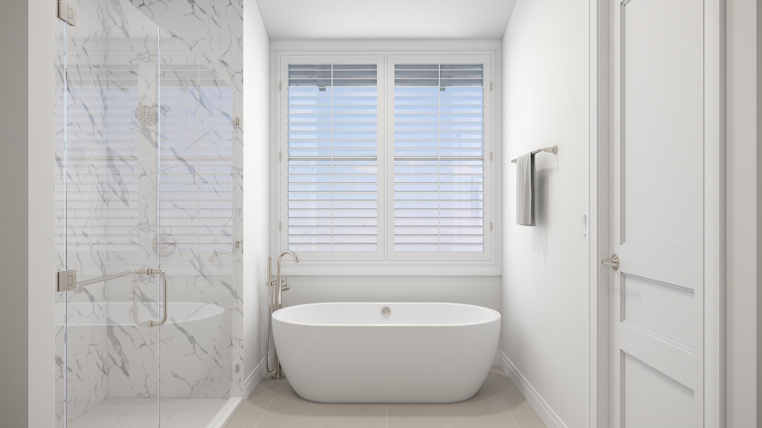 135 Kings Lane Fort Pierce, FL 34950 - Photo 23 of 67 a bathroom with a bathtub and shower