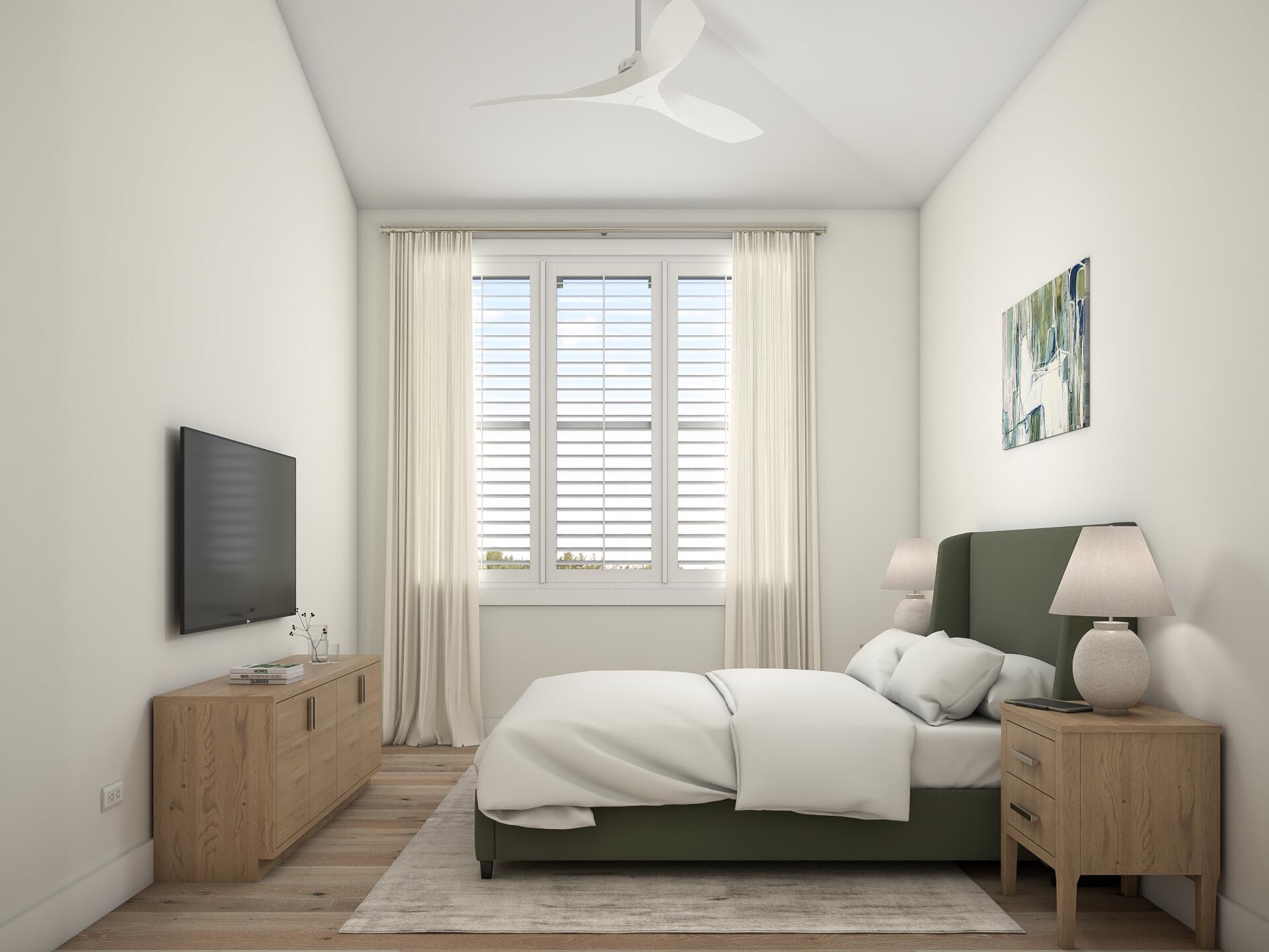 135 Kings Lane Fort Pierce, FL 34950 - Photo 32 of 67 a spacious bedroom with a bed and a couch