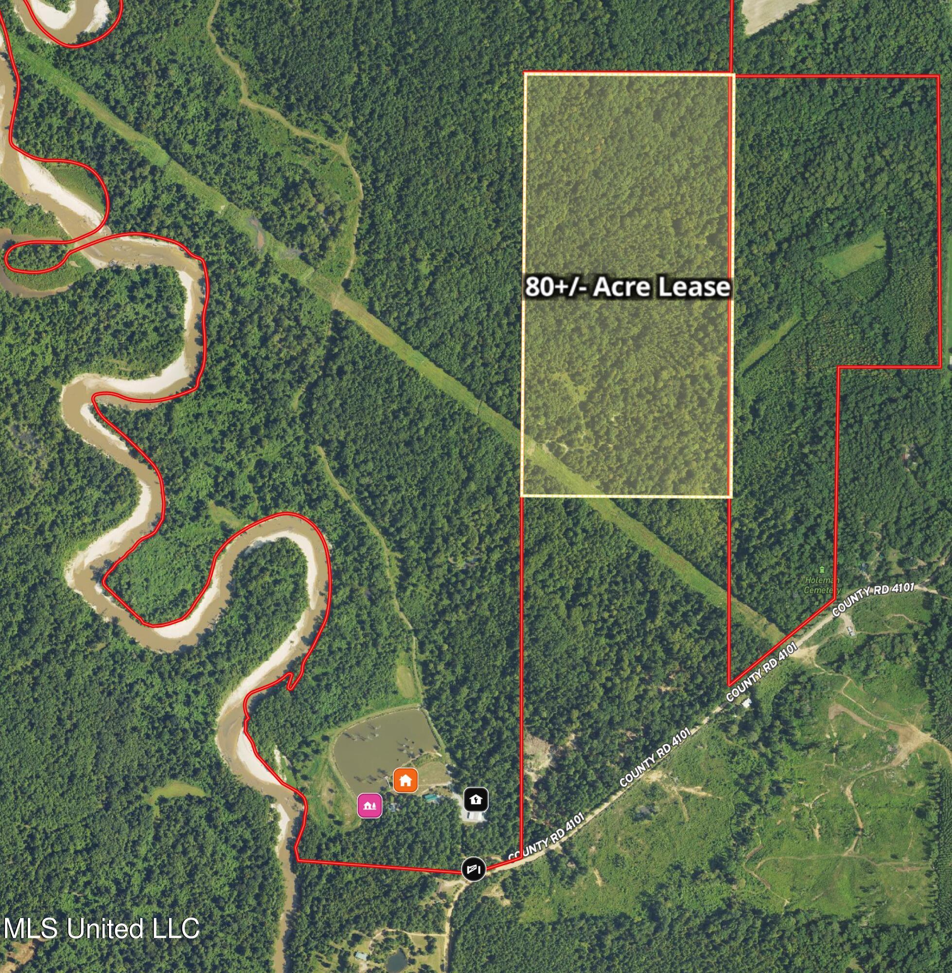 4101 Co Road Sallis, MS 39160 - Photo 48 of 50 Lease and Improvement Map