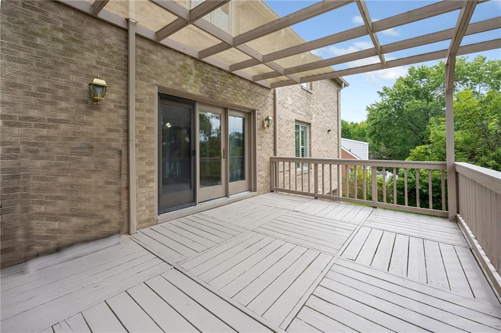 1001 Osage Road Pittsburgh, PA 15243 - Photo 40 of 42 a view of a balcony with wooden floor