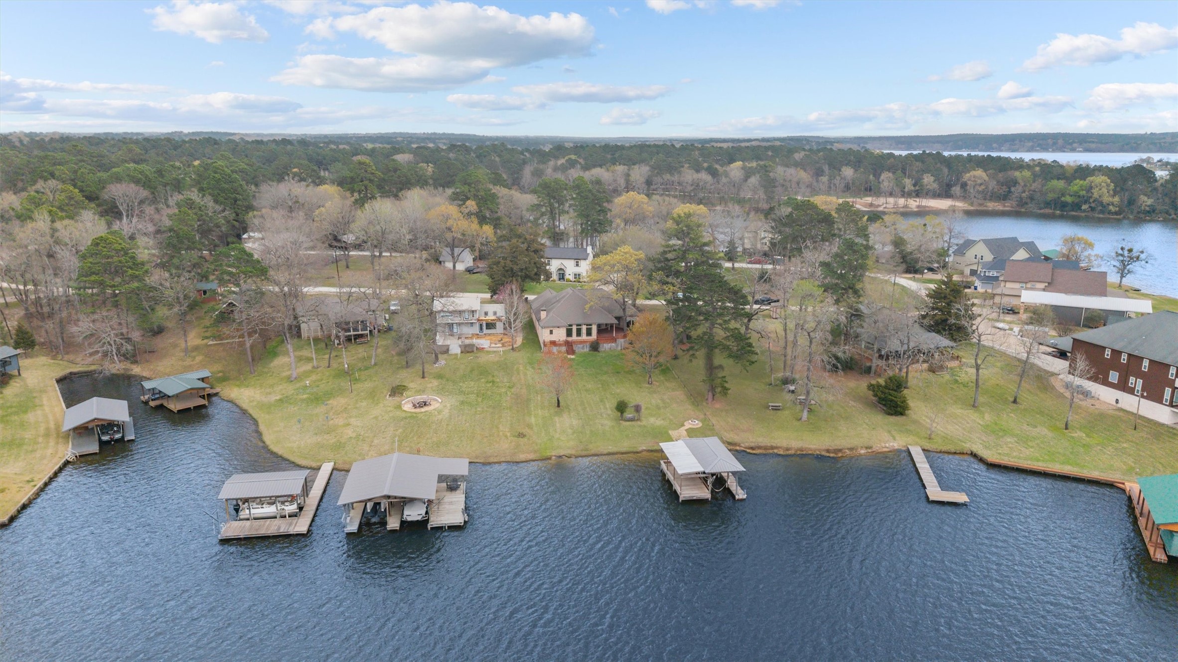 341 Lakeview Drive Grapeland, TX 75844 - Photo 30 of 31 swimming pool view with a lake view