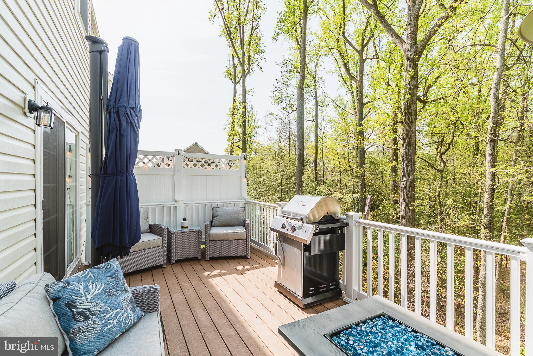 1010 Ramble Run Road Baltimore, MD 21220 - Photo 41 of 46 Deck Overlooks Rear Yard and Woods