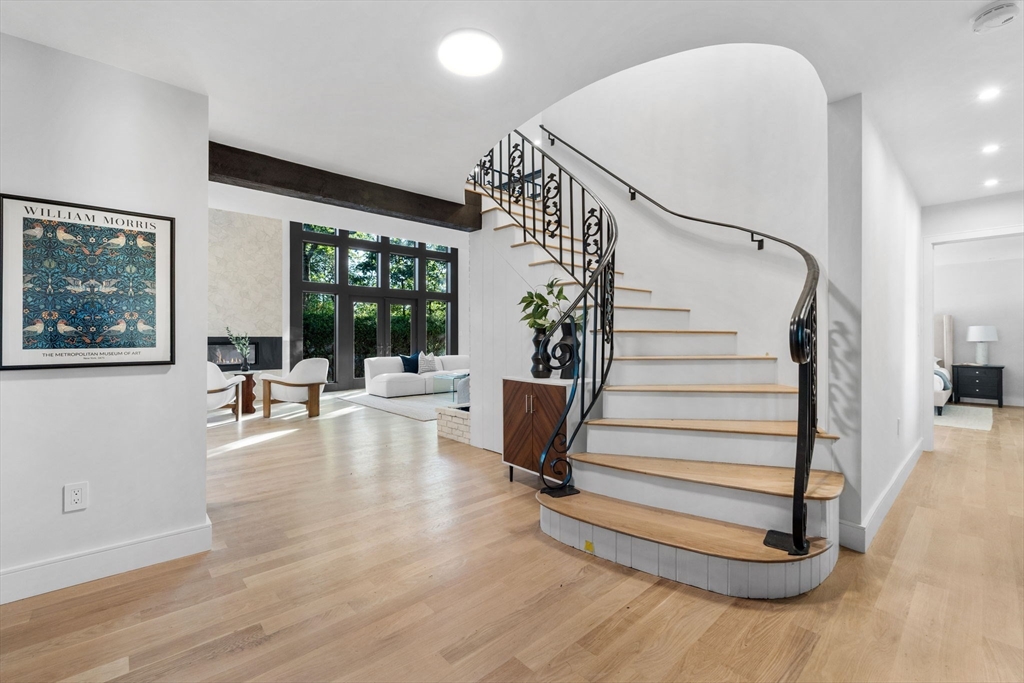 70 Birch Hill Road Belmont, MA 02478 - Photo 16 of 38 a view of entryway and hall with wooden floor