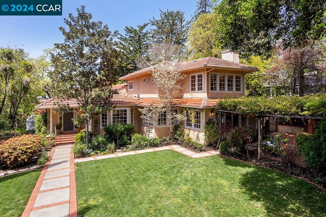 29 Brookside Road Orinda, CA 94563 - Photo 1 of 1 a front view of house with yard and green space