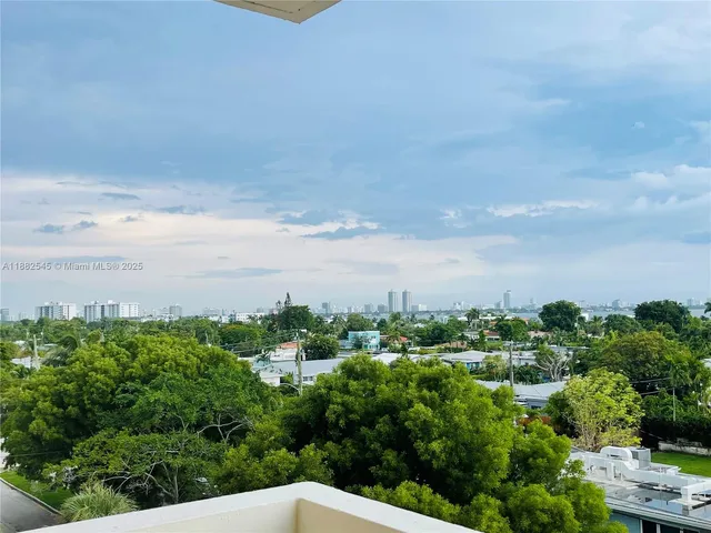 a view of a city and sky view