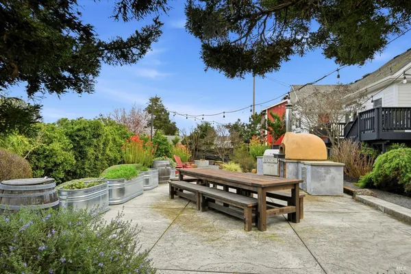 a front view of a house having yard