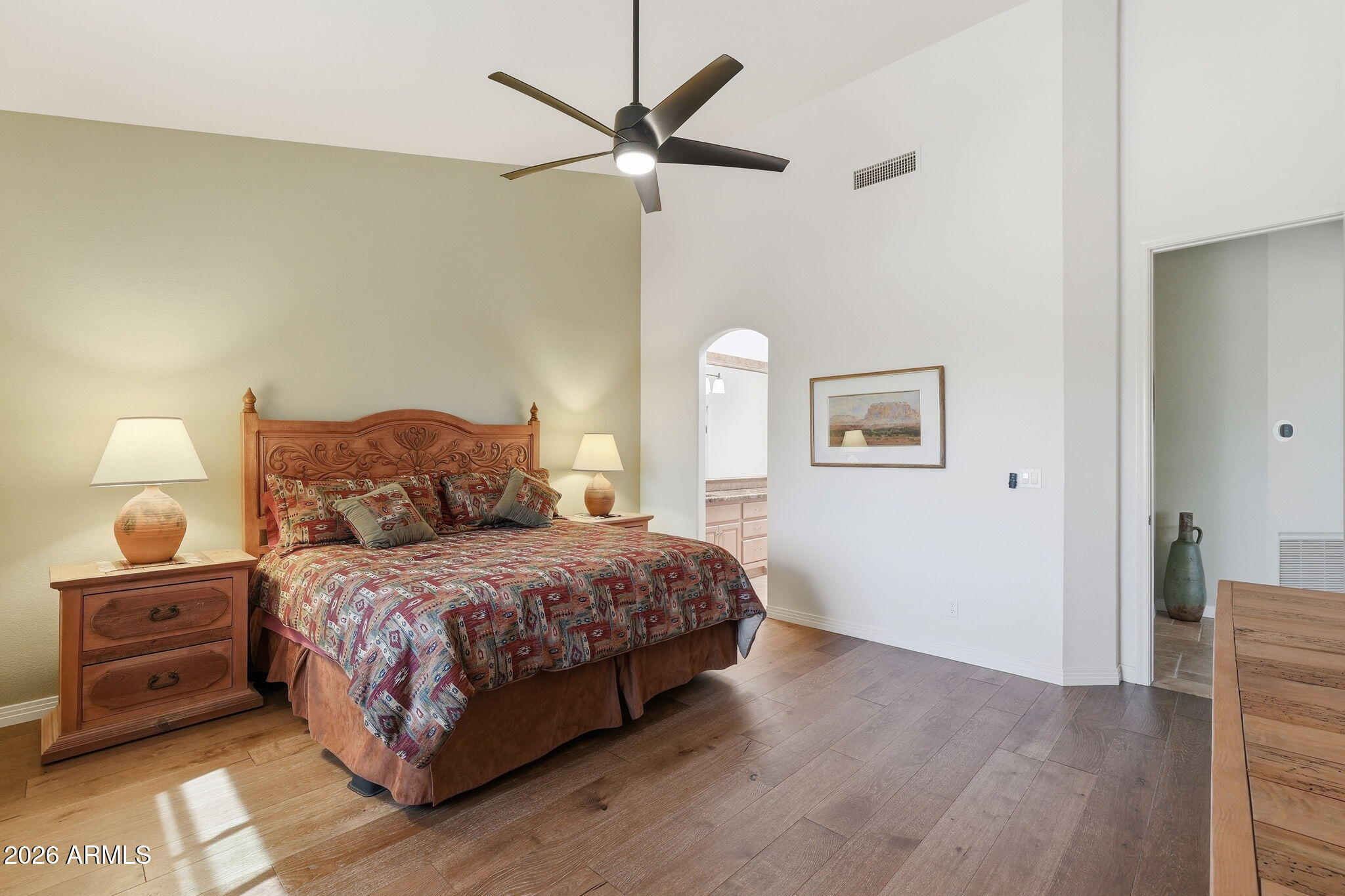 18809 East Avenida Del Ray Rio Verde, AZ 85263 - Photo 15 of 48 a bedroom with a bed and a window