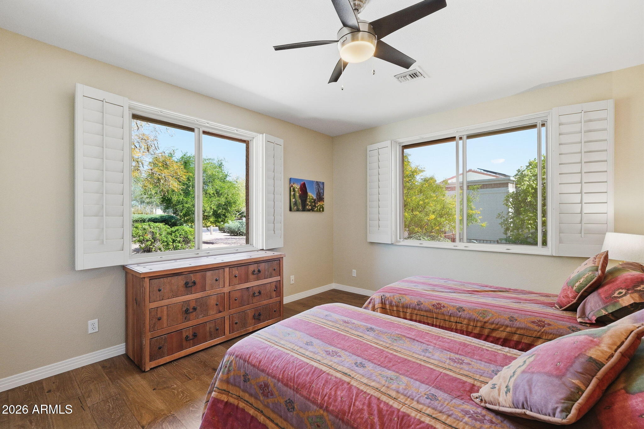 18809 East Avenida Del Ray Rio Verde, AZ 85263 - Photo 20 of 48 a bedroom with a bed and a window