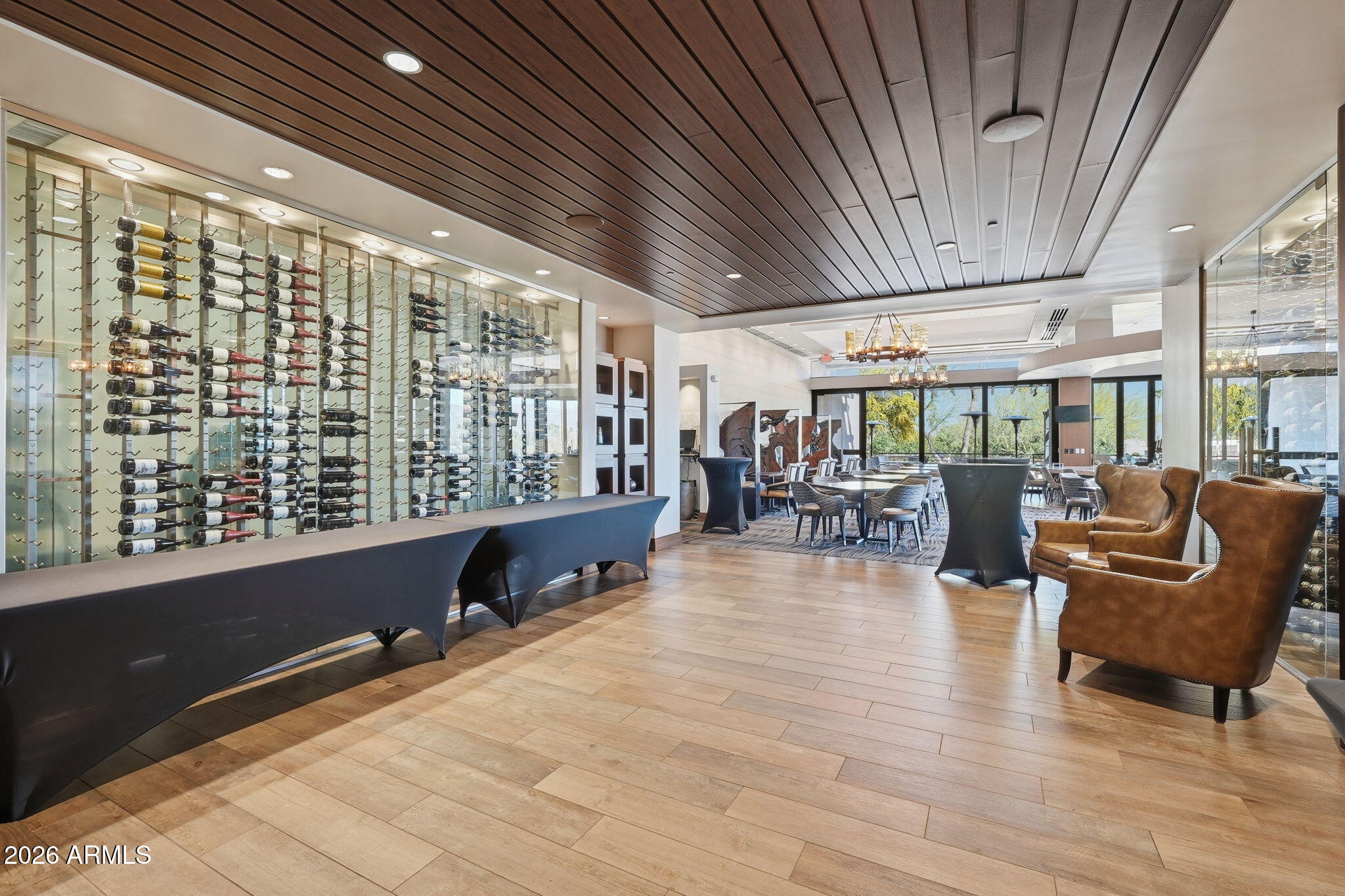 18809 East Avenida Del Ray Rio Verde, AZ 85263 - Photo 38 of 48 a living room with furniture large window and wooden floor
