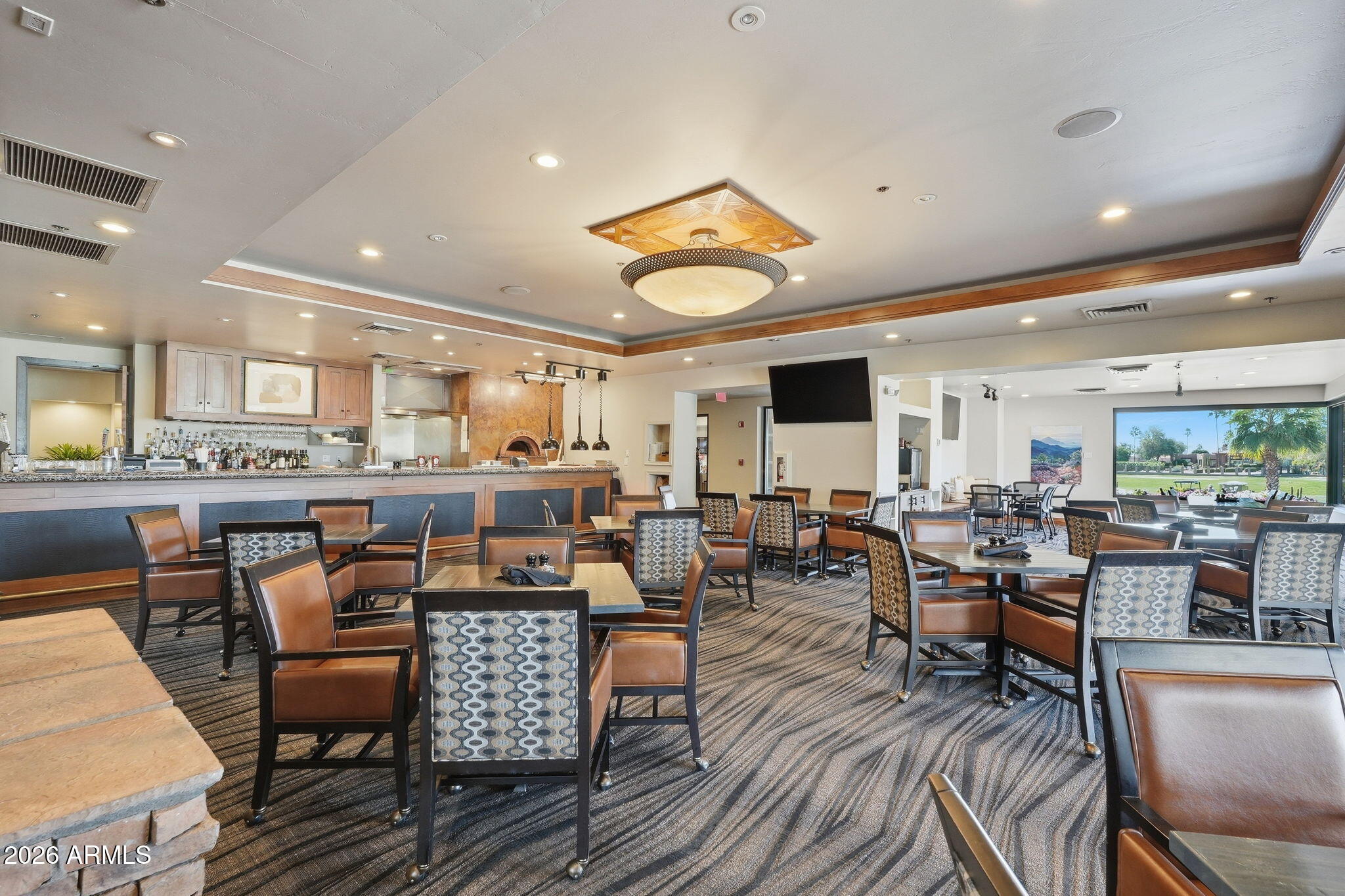 18809 East Avenida Del Ray Rio Verde, AZ 85263 - Photo 44 of 48 a living room with lots of furniture and kitchen view